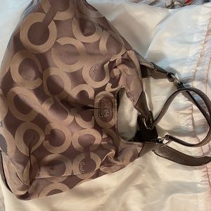 Gray Coach Purse